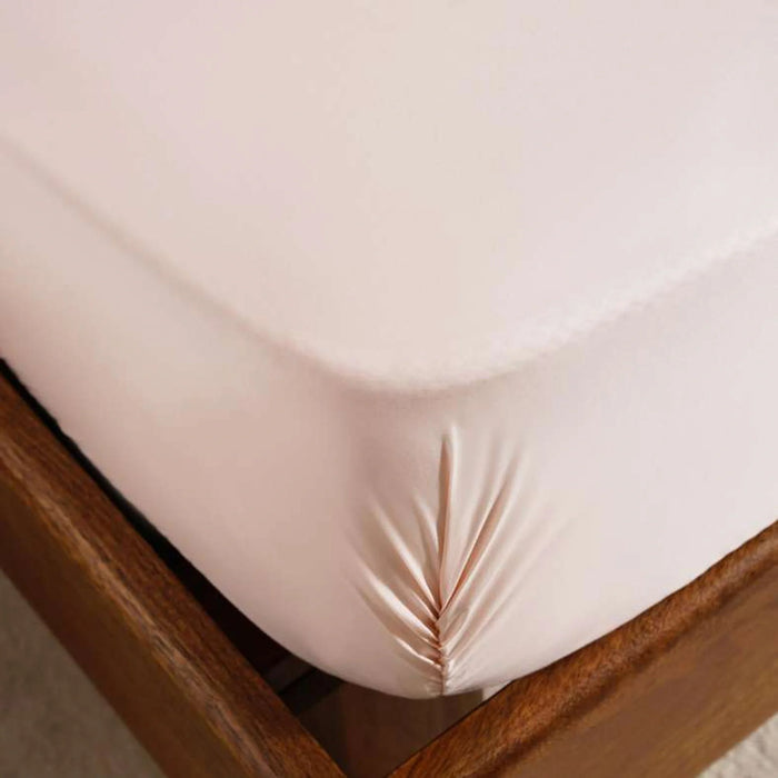 Elegance Fitted Sheet 90X200+25Cm - Peach