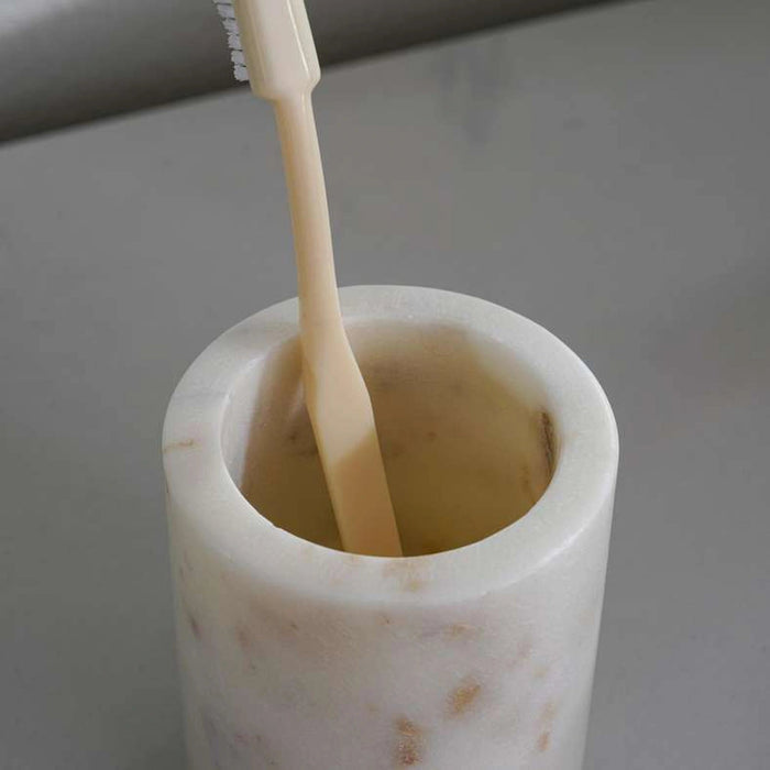 Elegance Marble Tumbler - White Pan Home