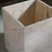 Elegance Marble Waste Bin 19.05X26Cm - White Pan Home