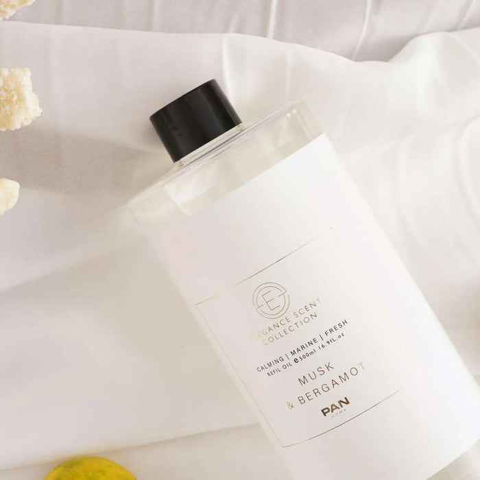 Elegance Musk Bergamot Refill Oil 500Ml - Blue