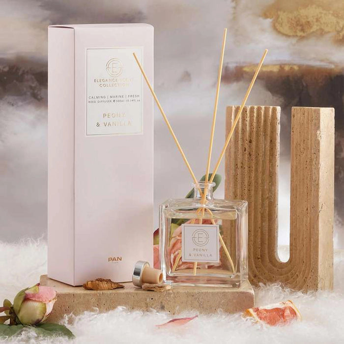 Elegance Peony Vanilla Reed Diffuser 300Ml - Pink Pan Home