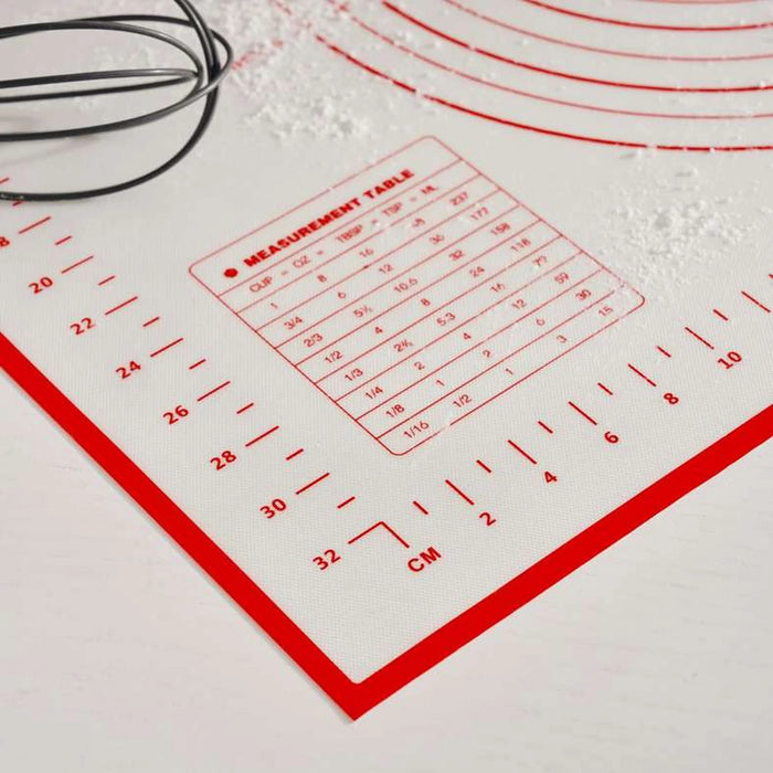 Elena Baking Mat 40X60Cm -White Red