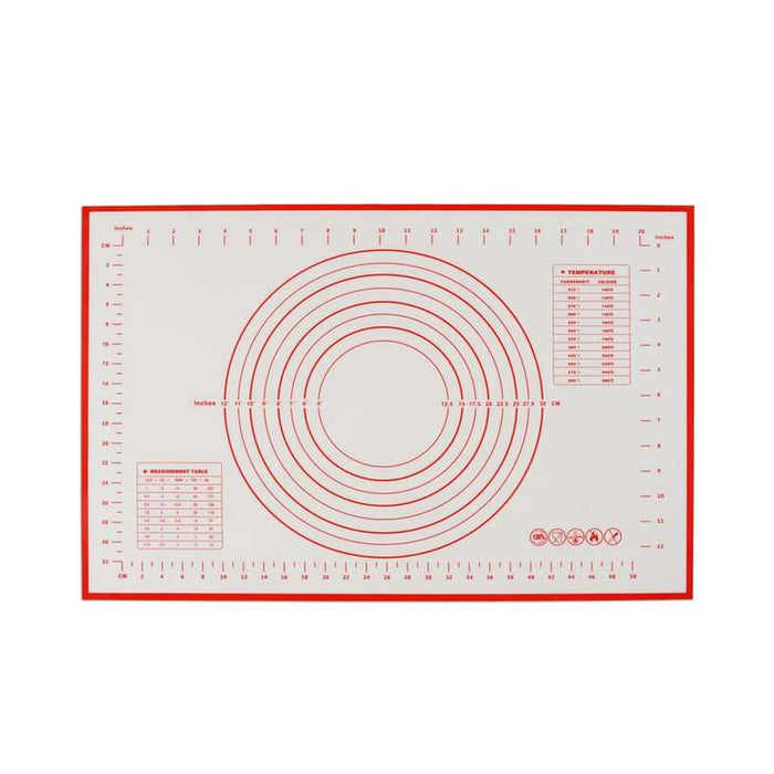 Elena Baking Mat 40X60Cm -White Red