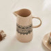 Eleni Ethnic Pitcher 1L -Black & Beige Pan Home
