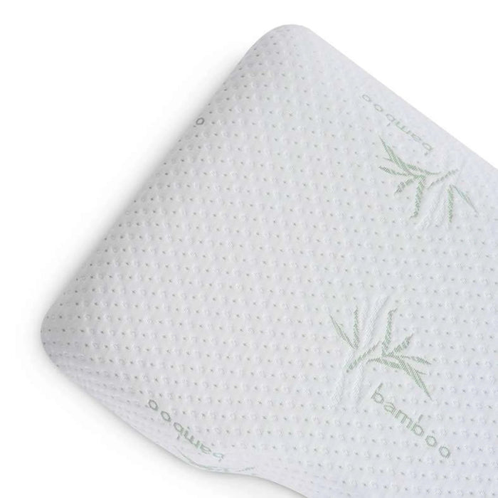 Elevate Ergonomic Memory Foam Pillow 45X70X14Cm - White Pan Home