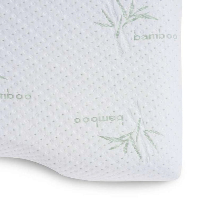Elevate Ergonomic Memory Foam Pillow 45X70X14Cm - White Pan Home