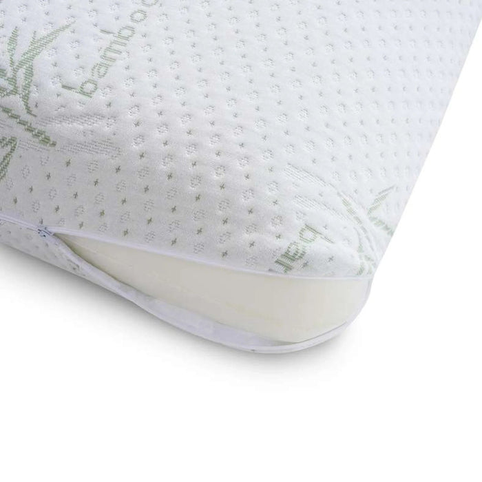 Elevate Ergonomic Memory Foam Pillow 45X70X14Cm - White Pan Home