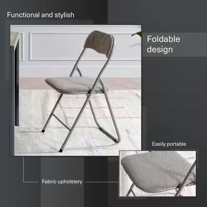 Elgin Folding Chair - Grey