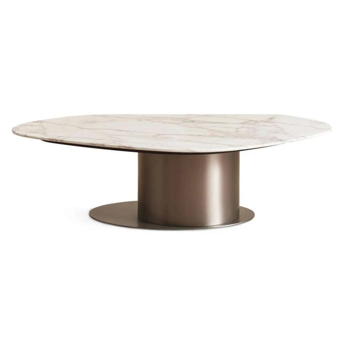 Eli Coffee Table Marble Large - White Gold
