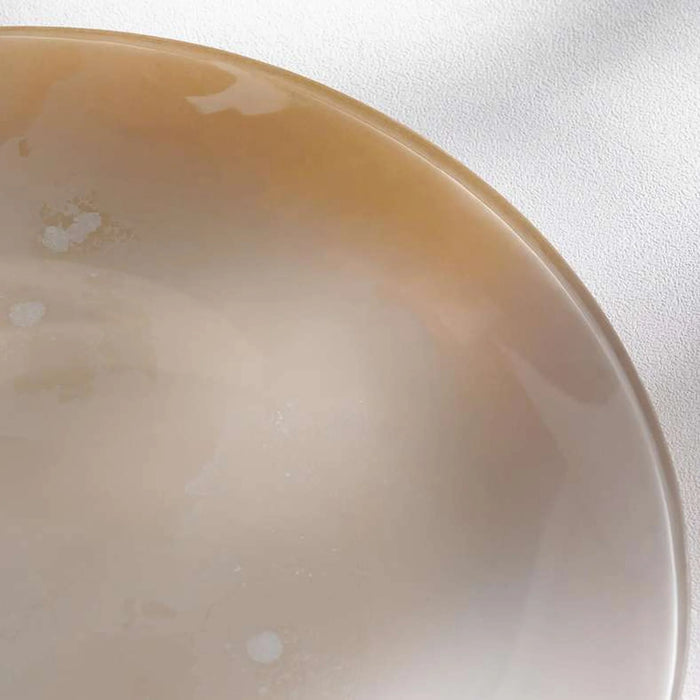 Elio Glass Charger Plate Dia32X1.5Cm -Cream