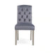 Elke Dining Chair With Tufting - Grey Gold Pan Home
