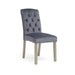 Elke Dining Chair With Tufting - Grey Gold Pan Home
