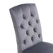 Elke Dining Chair With Tufting - Grey Gold Pan Home