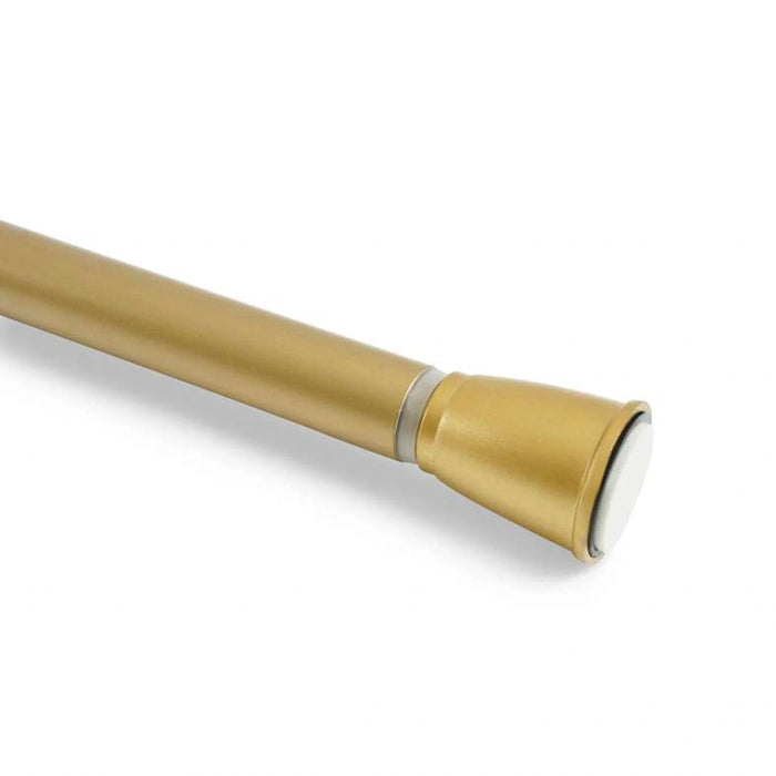 Ella Extendable Shower Curtain Rod 25Mm 130-240Cm - Gold Pan Home