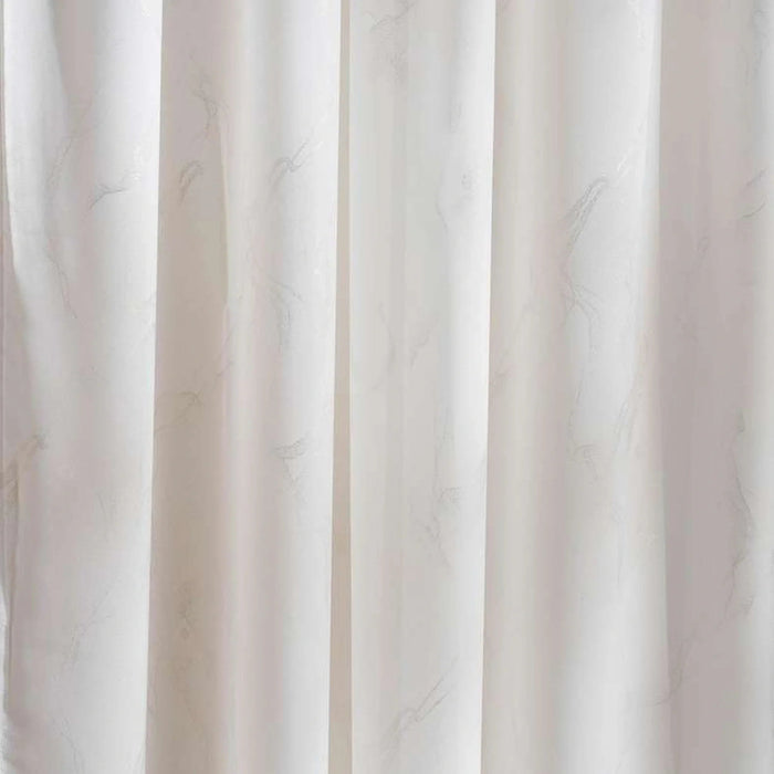 Ellington Foil Organza Sheer 2 Piece Curtain Set 135X240Cm - Gold Pan Home