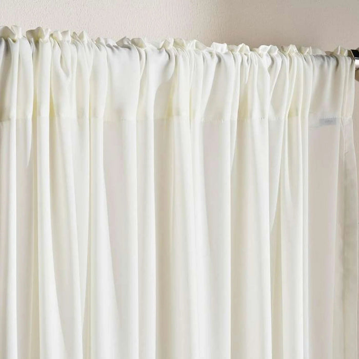 Ellington Organza Sheer 2 Piece Curtain Set 135X240Cm - Beige Pan Home