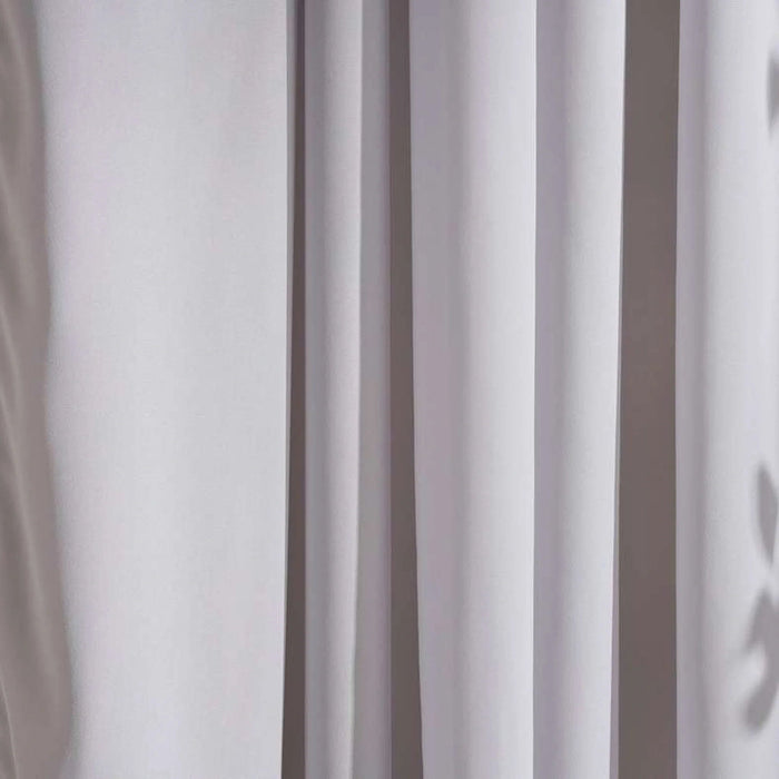Ellington Organza Sheer 2 Piece Curtain Set 135X240Cm - Silver Grey Pan Home