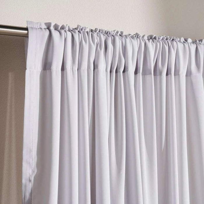 Ellington Organza Sheer 2 Piece Curtain Set 135X240Cm - Silver Grey Pan Home