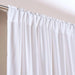 Ellington Organza Sheer 2 Piece Curtain Set 135X240Cm - White Pan Home