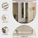 Ellon Kids 3 Door Wardrobe With Mirror - White Pan Home