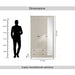 Ellon Kids 3 Door Wardrobe With Mirror - White Pan Home