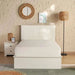 Ellon Kids Single Bed 120X200Cm - White Pan Home