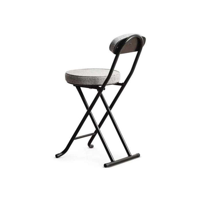 Elmer Folding Chair - Grey Black