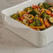 Elmira Porcelain Rectangular Baking Dish 34X20X6Cm -White Pan Home