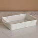Elmira Porcelain Rectangular Baking Dish 34X20X6Cm -White Pan Home