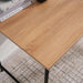 Elona Writing Desk - Natural Black Pan Home