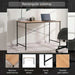 Elona Writing Desk - Natural Black Pan Home