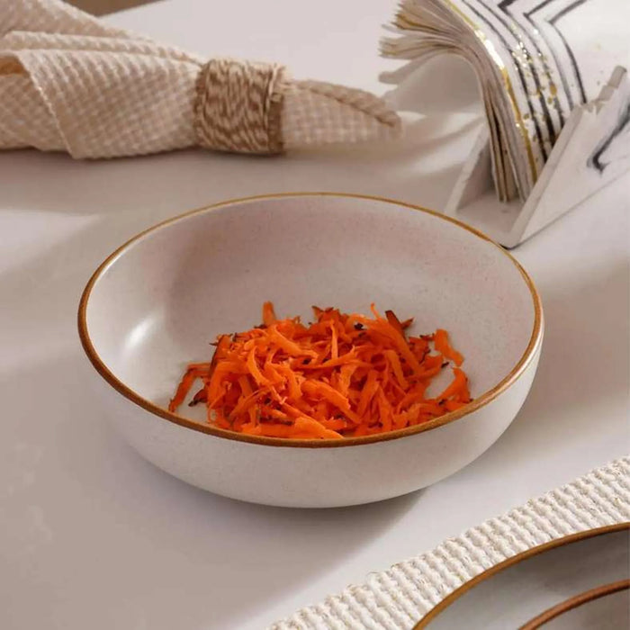 Elsa Reactive 16-Piece Stoneware Dinner Set - Grey