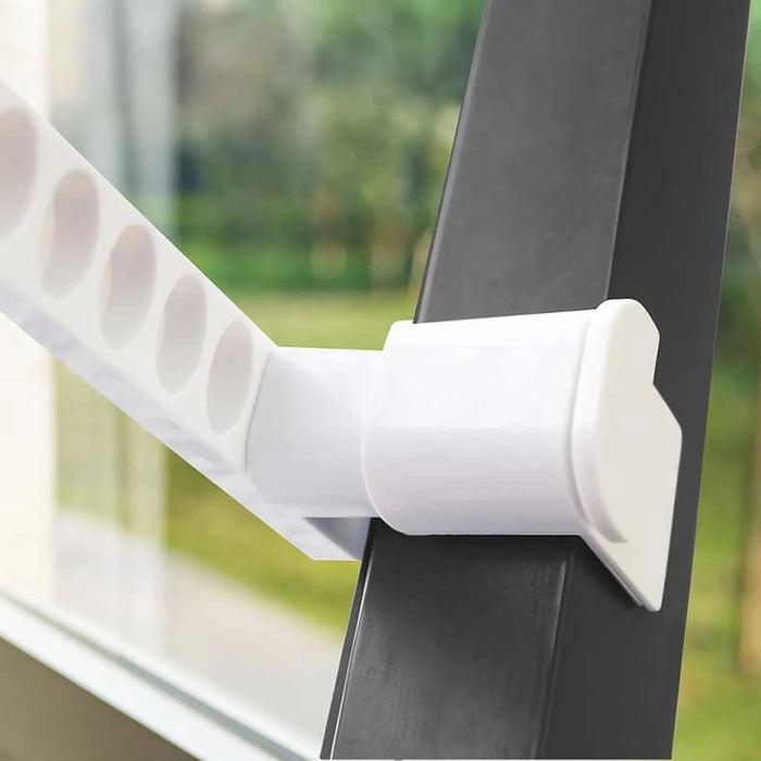 Eludir 2 Pieces Sliding Window Lock Set - White Pan Home