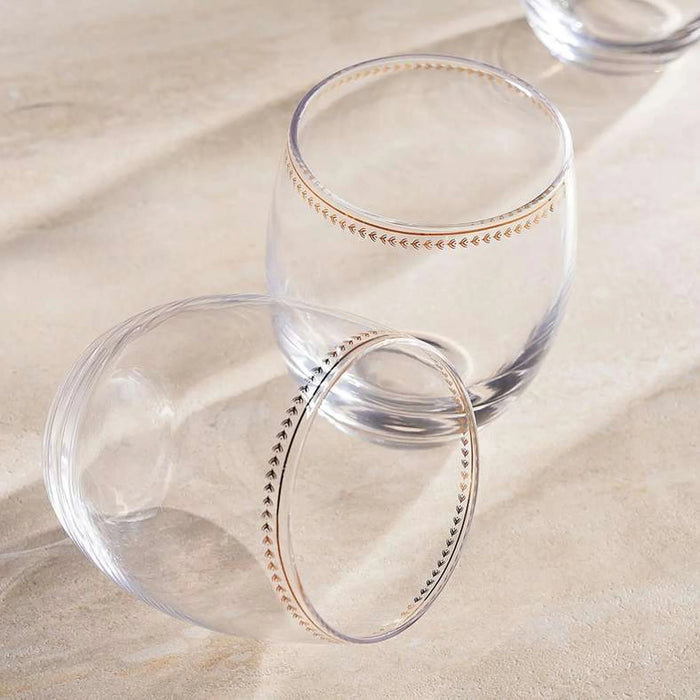 Elven 4-Piece Dof Glass Set 460Ml-Clear
