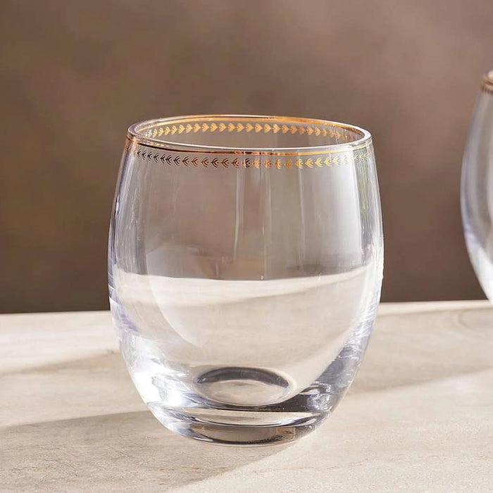 Elven 4-Piece Dof Glass Set 460Ml-Clear