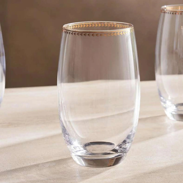Elven 4-Piece Highball Glass Set 580Ml -Clear