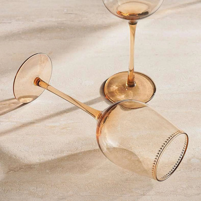 Elven 4-Piece Stemware Glass Set 410Ml -Amber