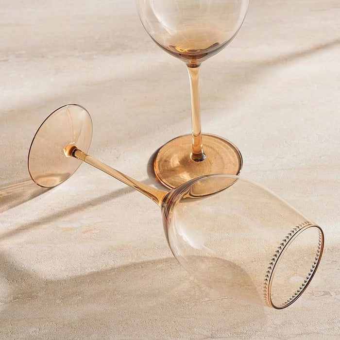 Elven 4-Piece Stemware Glass Set 530Ml -Amber