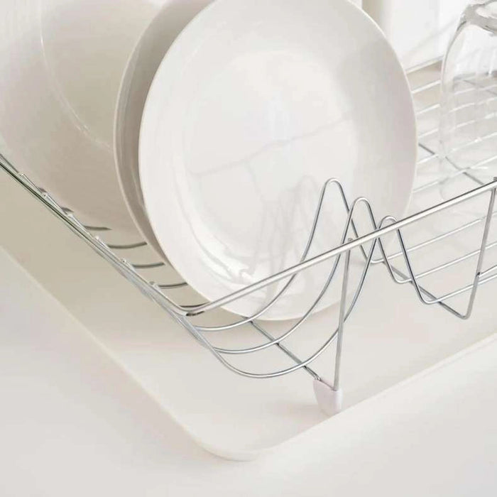Elvira Metal Dish Rack 13Cm Silver Pan Home