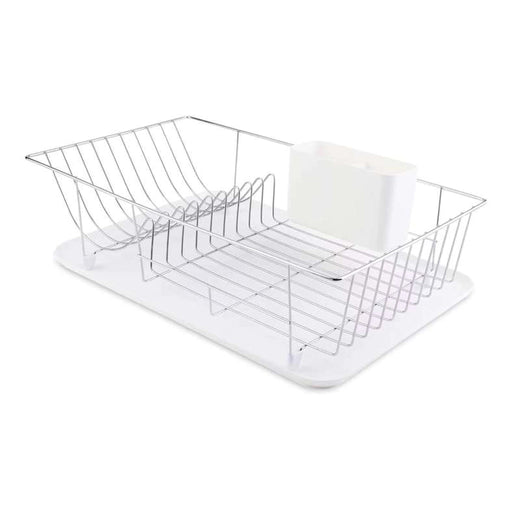 Elvira Metal Dish Rack 13Cm Silver Pan Home
