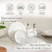 Elvira Metal Dish Rack 13Cm Silver Pan Home