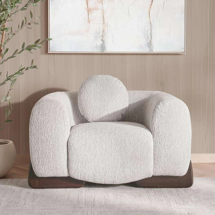 Elya Single Seater Sofa - Beige