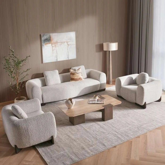 Elya Single Seater Sofa - Beige