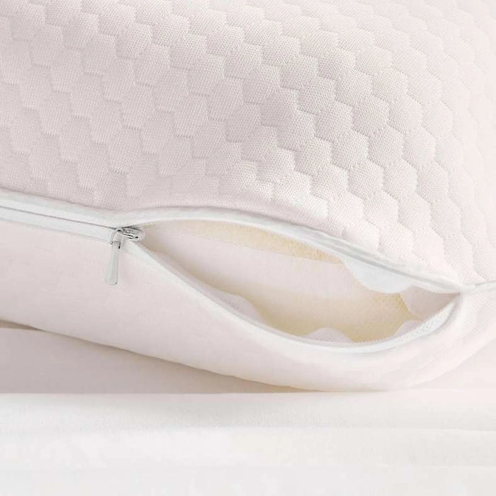 Elysian Memory Foam King Pillow 45X85X14 - White