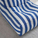 Elysian Stripe Indoor/Outdoor Chair Bean Bag Large - Blue Pan Home