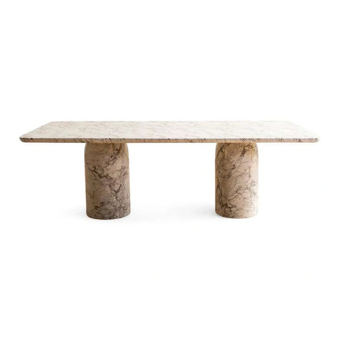 Embellish 8 Seater Dining Table Concrete - White Grey