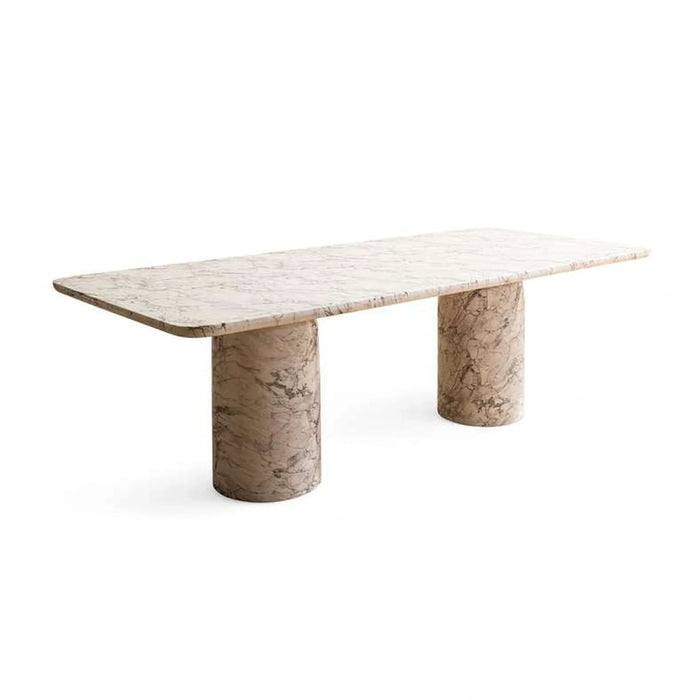 Embellish 8 Seater Dining Table Concrete - White Grey