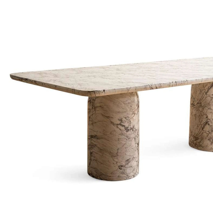 Embellish 8 Seater Dining Table Concrete - White Grey