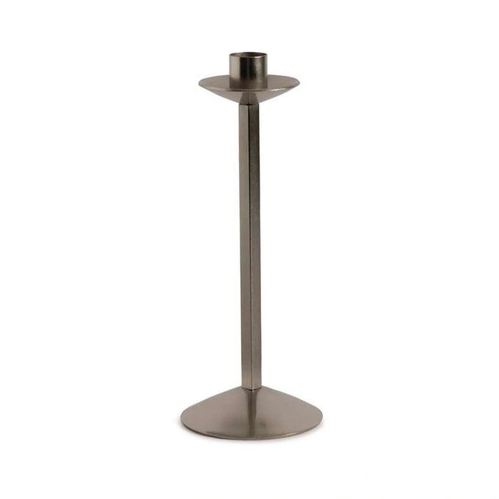 Ember Metal Taper Candle Holder 9.5X9.5X23Cm - Nickel