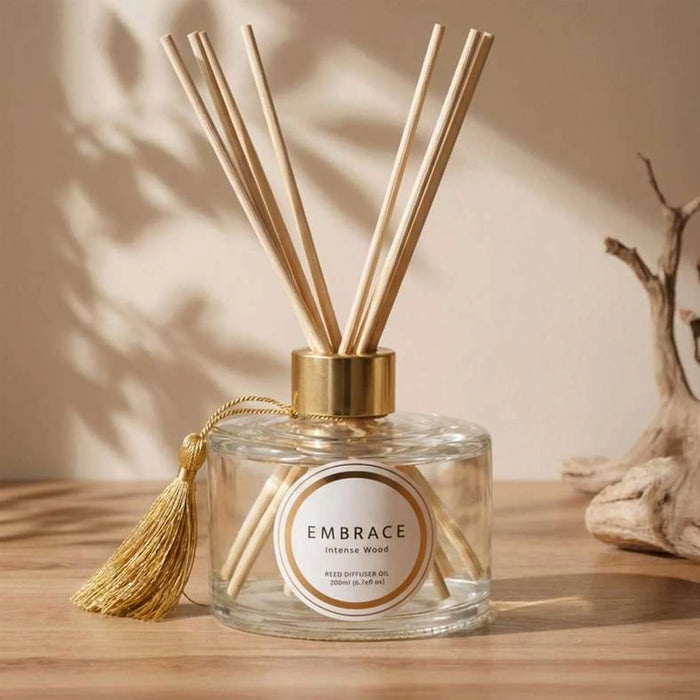 Embrace Intense Wood Reed Diffuser 200Ml - Gold